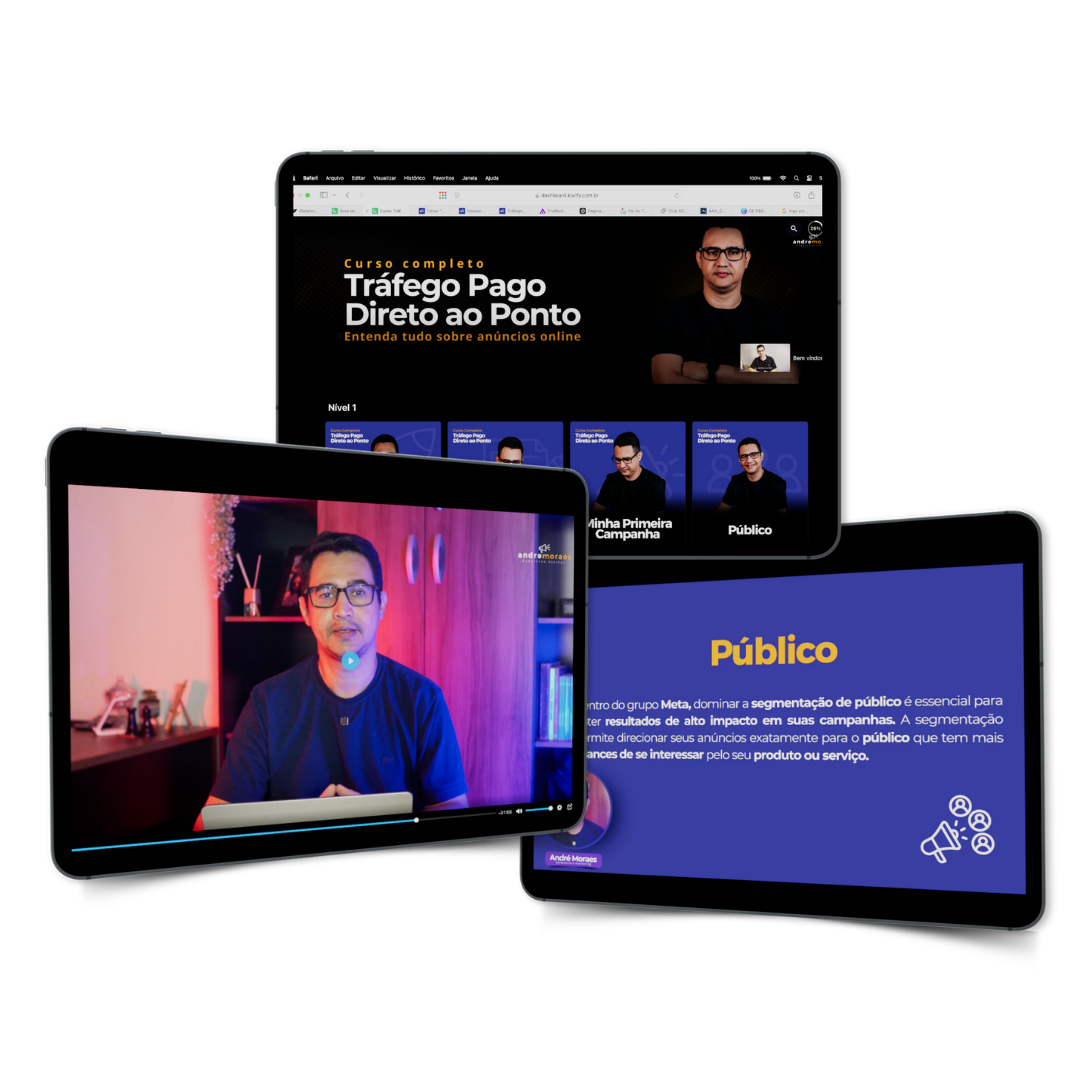 Empreendedor analisando resultados de campanhas de tráfego pago